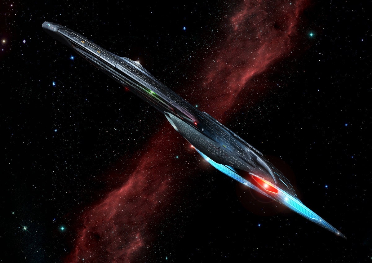 Star Trek Digital Art Glossy Print ‘Ascension Class’