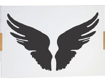 Wings stencil | Etsy