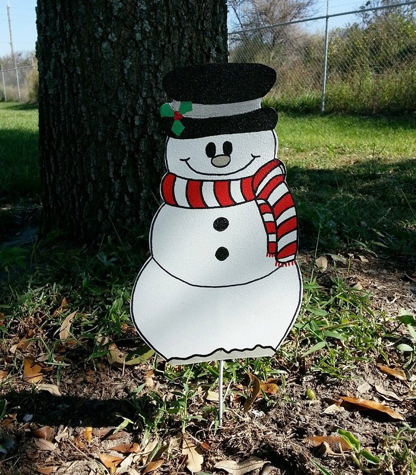 Snowman Yard Decoration Holiday Snowman Decoration Outdoor
