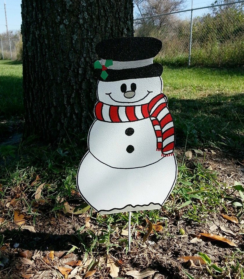 Snowman Yard Decoration Holiday Snowman decoration outdoor