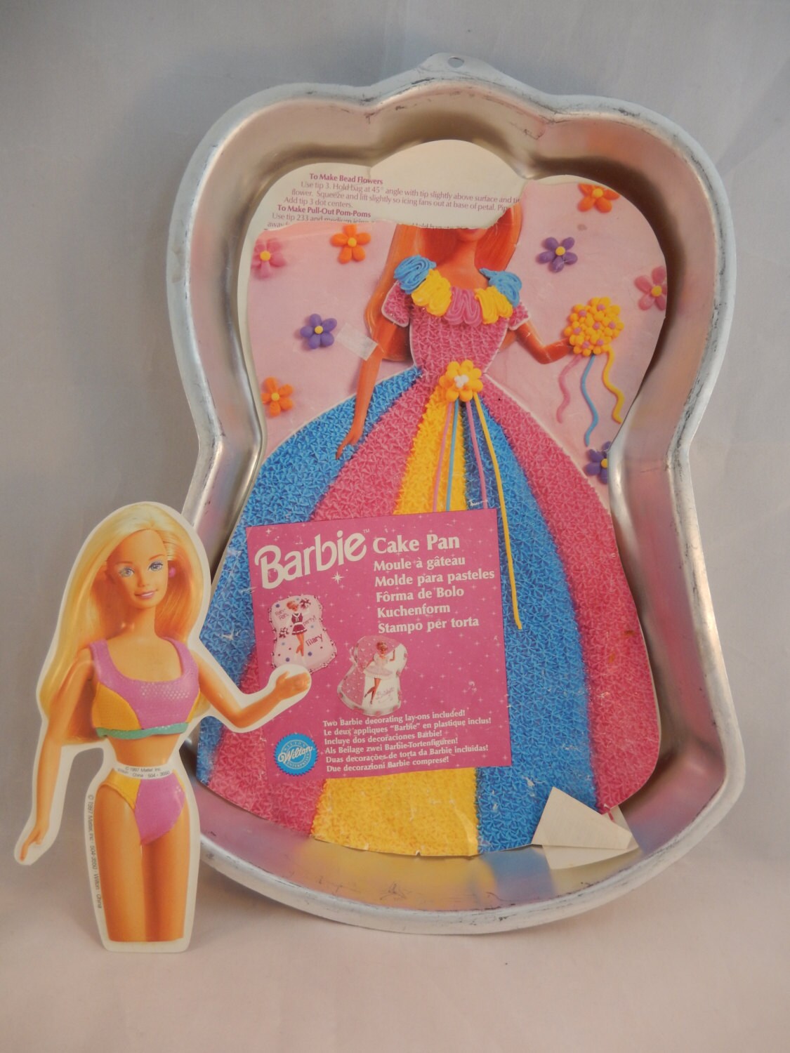 Barbie Cake Pan. Wilton Wonder Mold Doll Cake Pan Set.