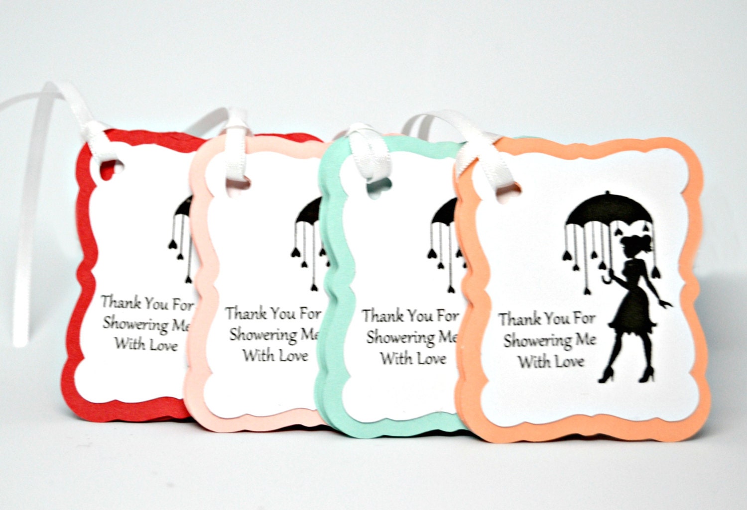 Shower Tags Showering Me With Love Favor Thank You by MrOzNaps