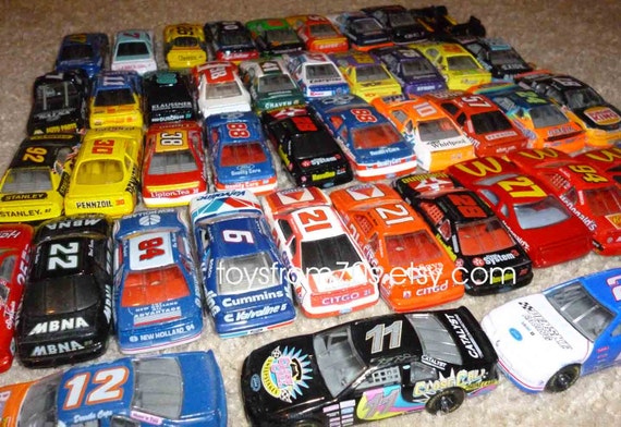 Vintage Indy & Nascar Diecast collectible car toys by toysfrom70s