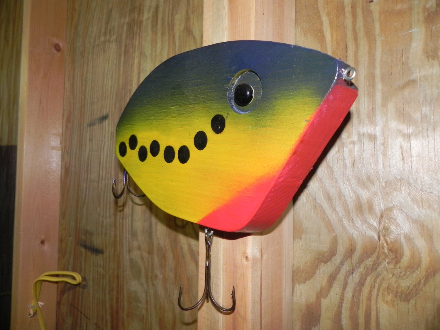 Giant decorative fishing lure. by LeoJonsORC on Etsy