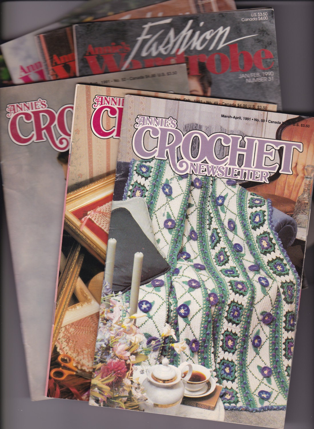 Vintage Annie's Crochet/Knitting Magazines