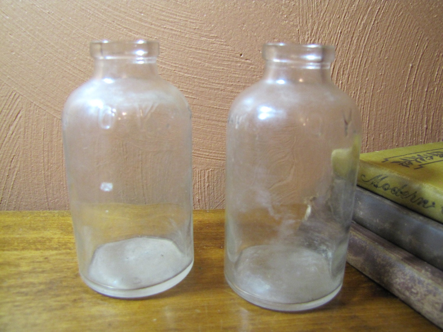 Vintage Davis OK Baking Powder Bottles 2