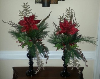 Christmas Arrangements, Christmas Decorations, Christmas Decor, Flower ...