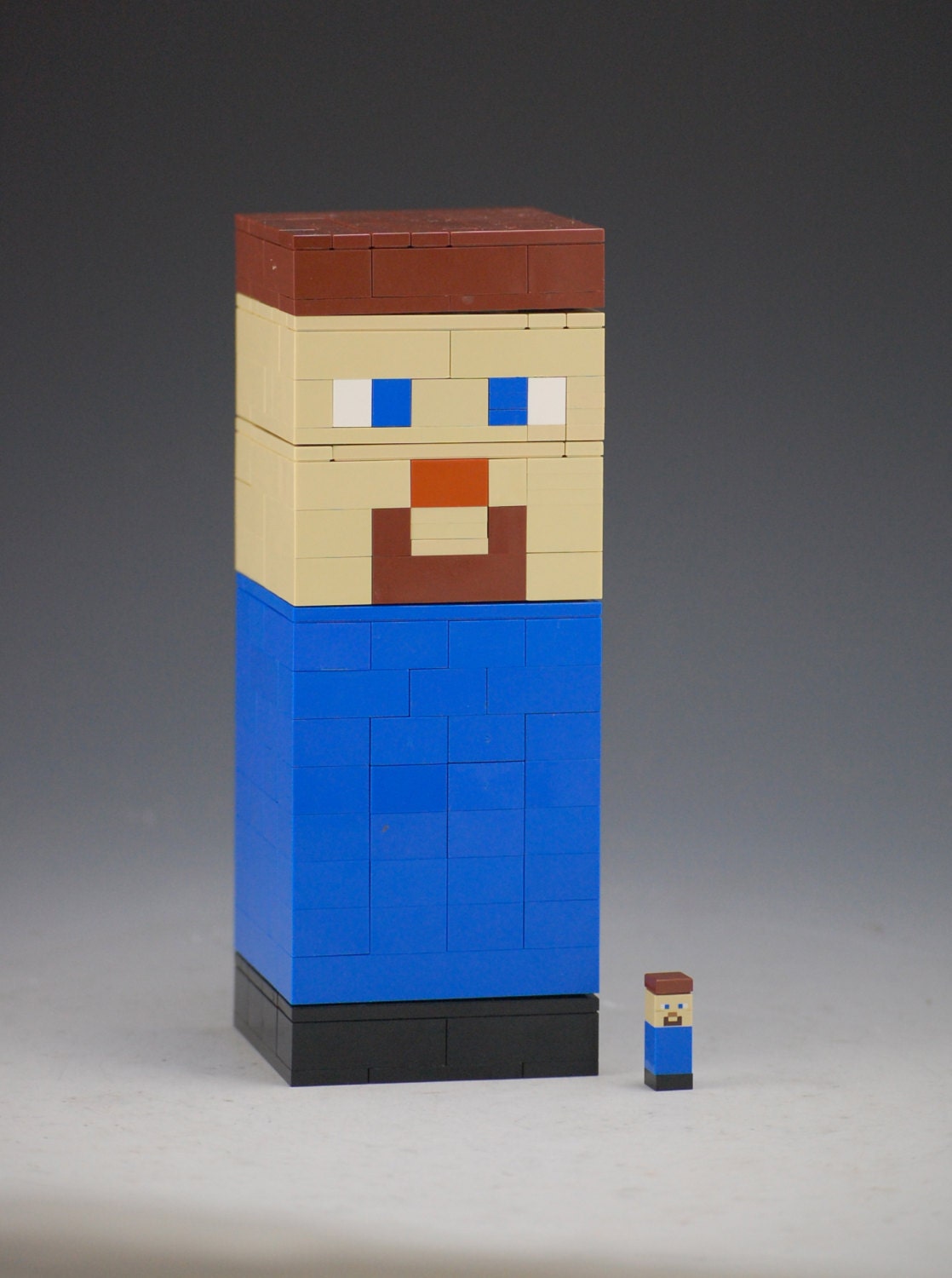 minecraft steve lego figure