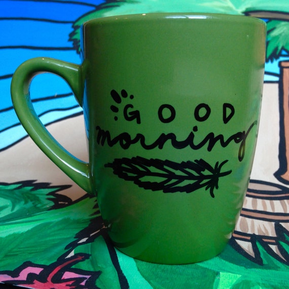 Good Morning Mug by ErinWoodyArt on Etsy