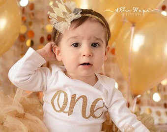 Birthday Crown, Gold Crown, Baby Crown, Princess Crown, Gold headband, Tutu, Felt Crown, Birthday headband, Birthday headband, 1st Birthday