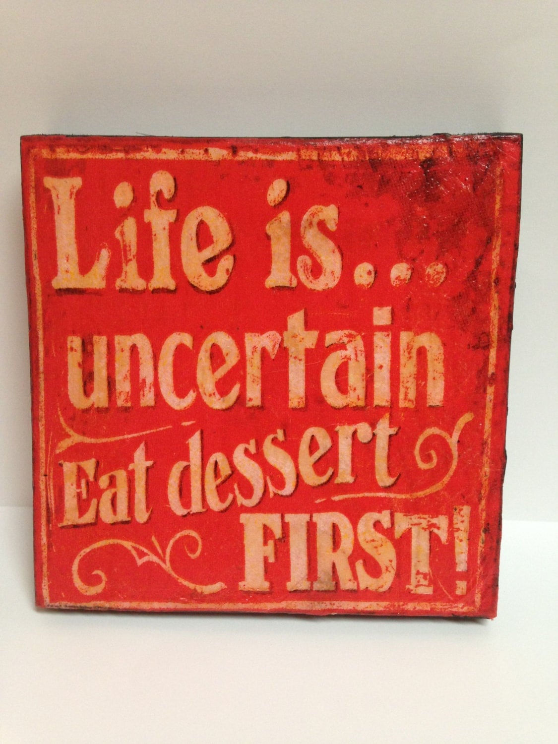 Kitchen Wall Plaque Kitchen Wall Sign Dessert PlaqueSmall