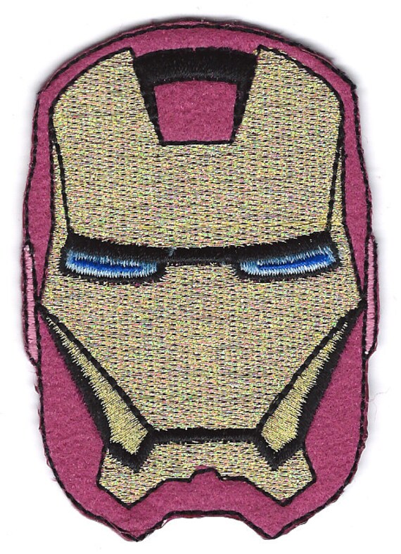 IRON MAN superhero Embroidered Iron On / Sew On Patch