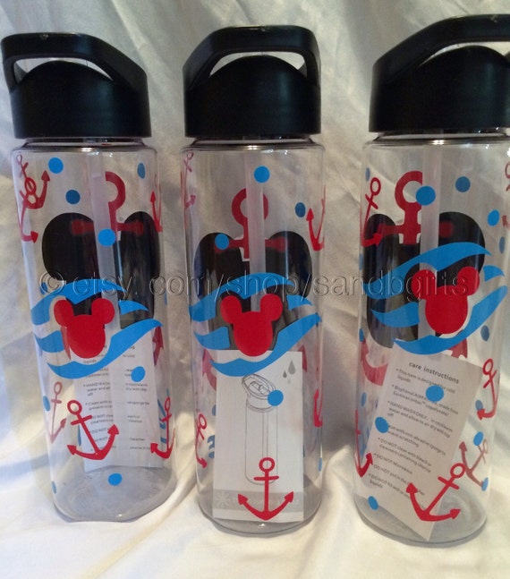 Items similar to Personalized Disney Cruise Line Water Bottles/Logo