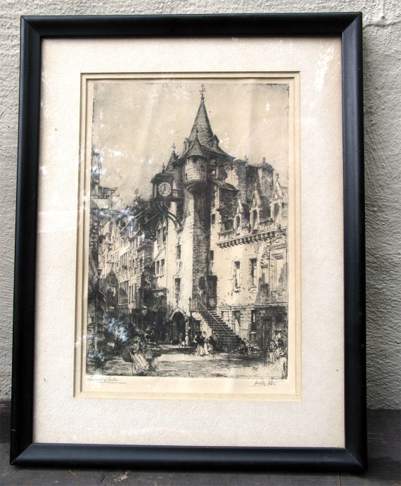 ART Rare Antique 19thC by Hedley Fitton Architectural