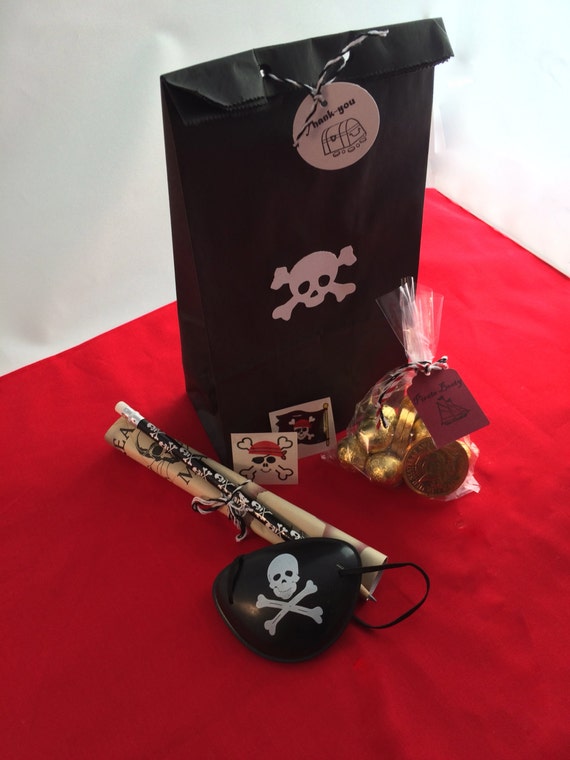 Pirate Favor Bags Filled Pirate Party Bags By Madhatterpartybox 8867