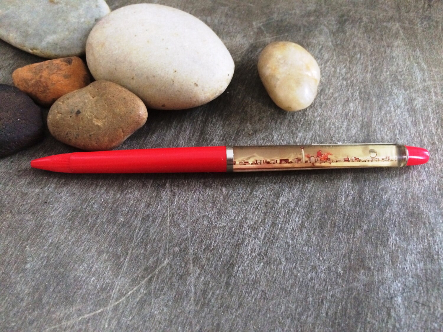 Calgary Tower Souvenir Pen Vintage Floaty Pen Canadian
