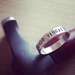 Amor Vincit Omnia sterling silver ring - made to order