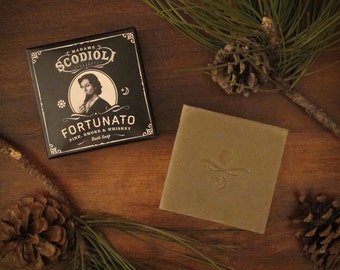 Fortunato Soap Bar - Pine, Smoke & Whiskey