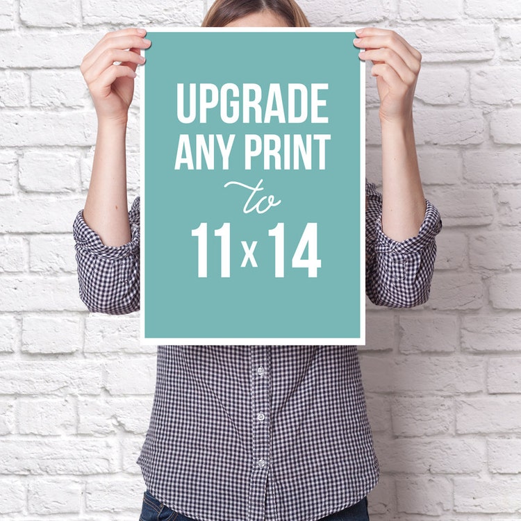 11x14 Print Size Upgrade Change your 8x10 by NearAndDearDesigns