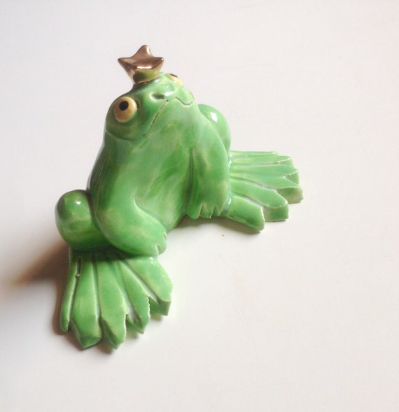 ceramic frog prince