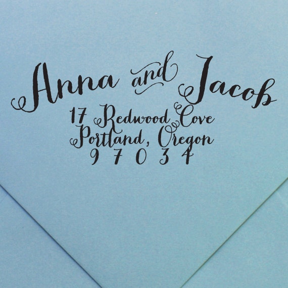 Return Address Stamp - Self-Inking Address Stamp - Custom Address Stamp (038) Il_570xn