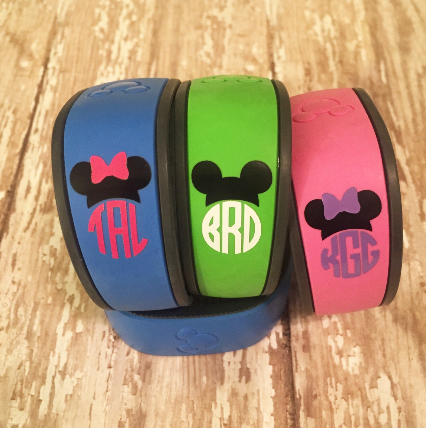 Personalized Disney Magic Band Decal by girlygirlbows4 on Etsy