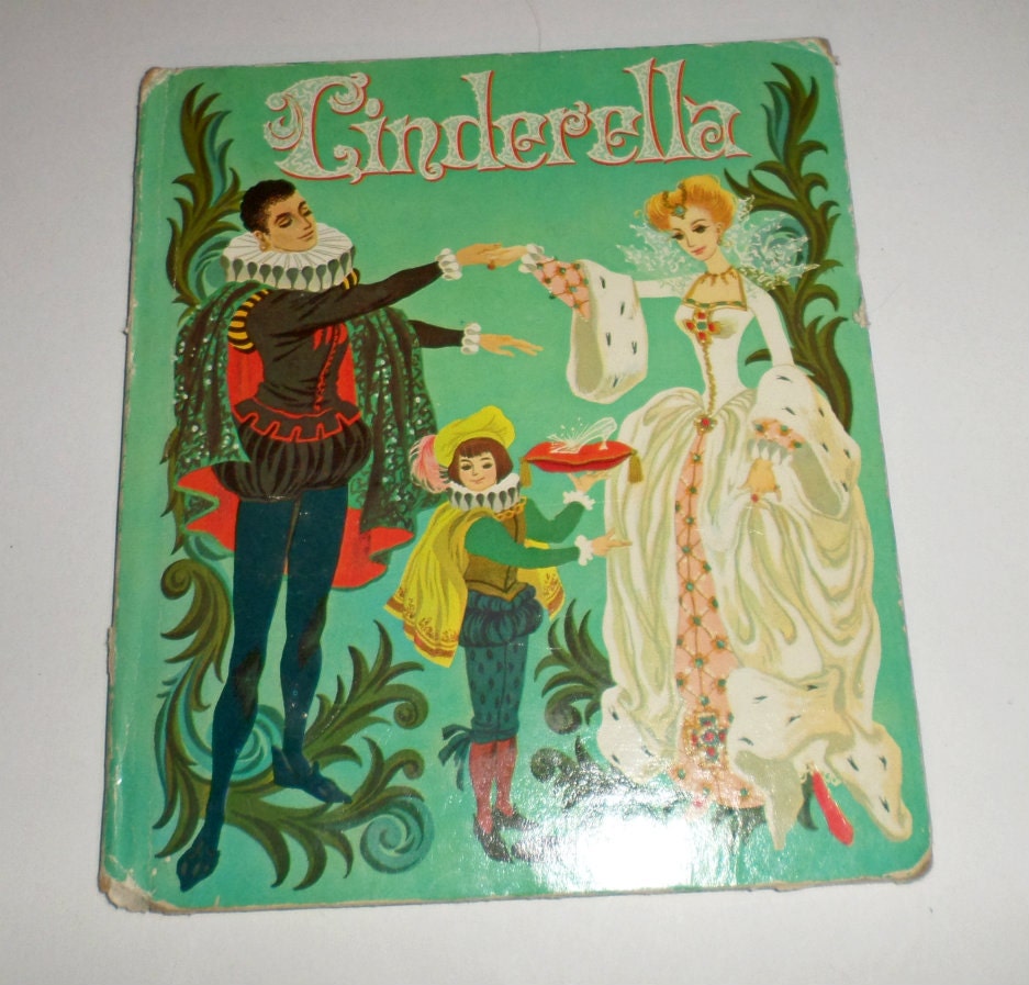 Vintage Cinderella Book Whitman 1961 Cinderella Book