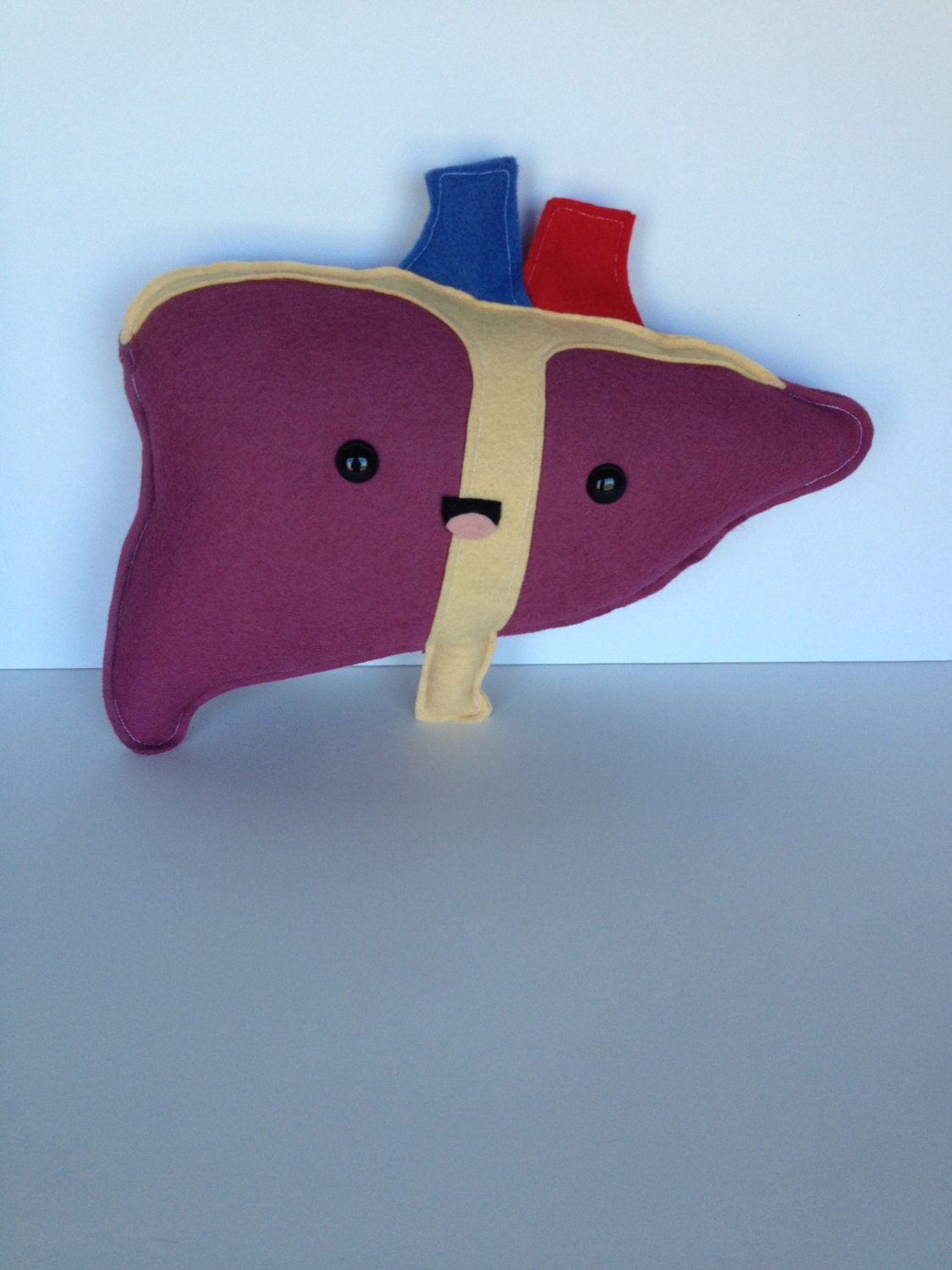 liver plush pillow