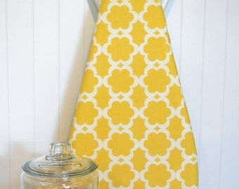 Designer Ironing Board Cover - Dena Designs - Tarika Yellow