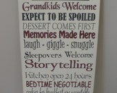 Grandma's House Rules - Can be Personalized