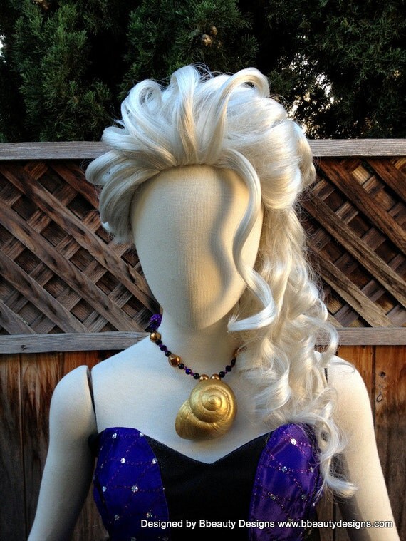 quality custom shoes Budget Villain Witch Sea Styled Wig Ursula Custom Quality