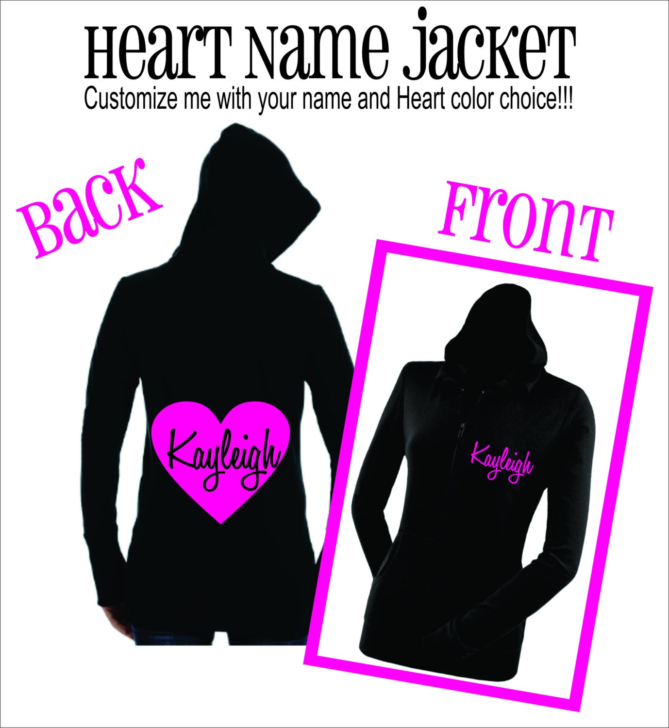 Jacket Only Custom and Personalized name Jacket Personalized