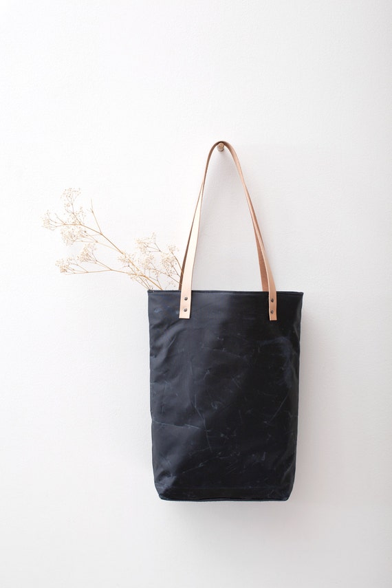 SALE Waxed Canvas Tote bag No.TW- 101