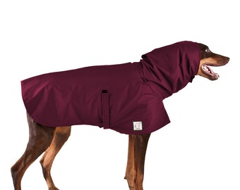 DOBERMAN PINSCHER Rain Coat, Dog Raincoat, Waterproof Dog Coat, Spring Jacket for dogs, Windbreaker, Dog Clothes, Dog Clothing, Accessories