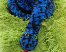 blue snake stuffed animal