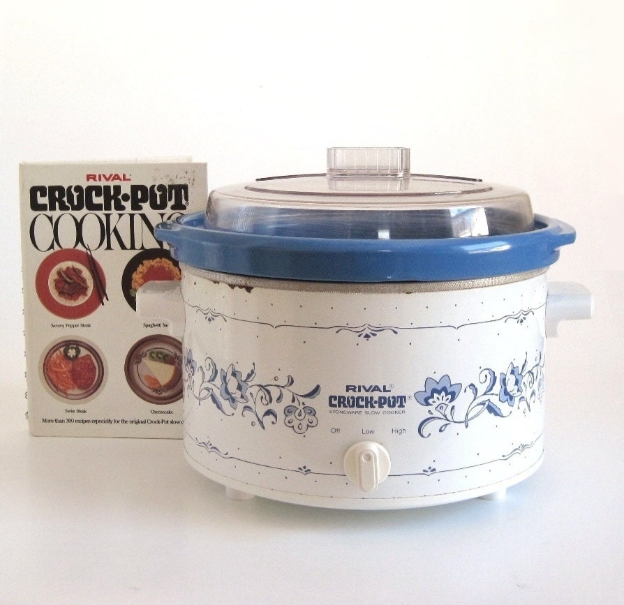 Rival Crock Pot 3154/3 4 Qt Crockpot Slow Cooker 1990s Vintage