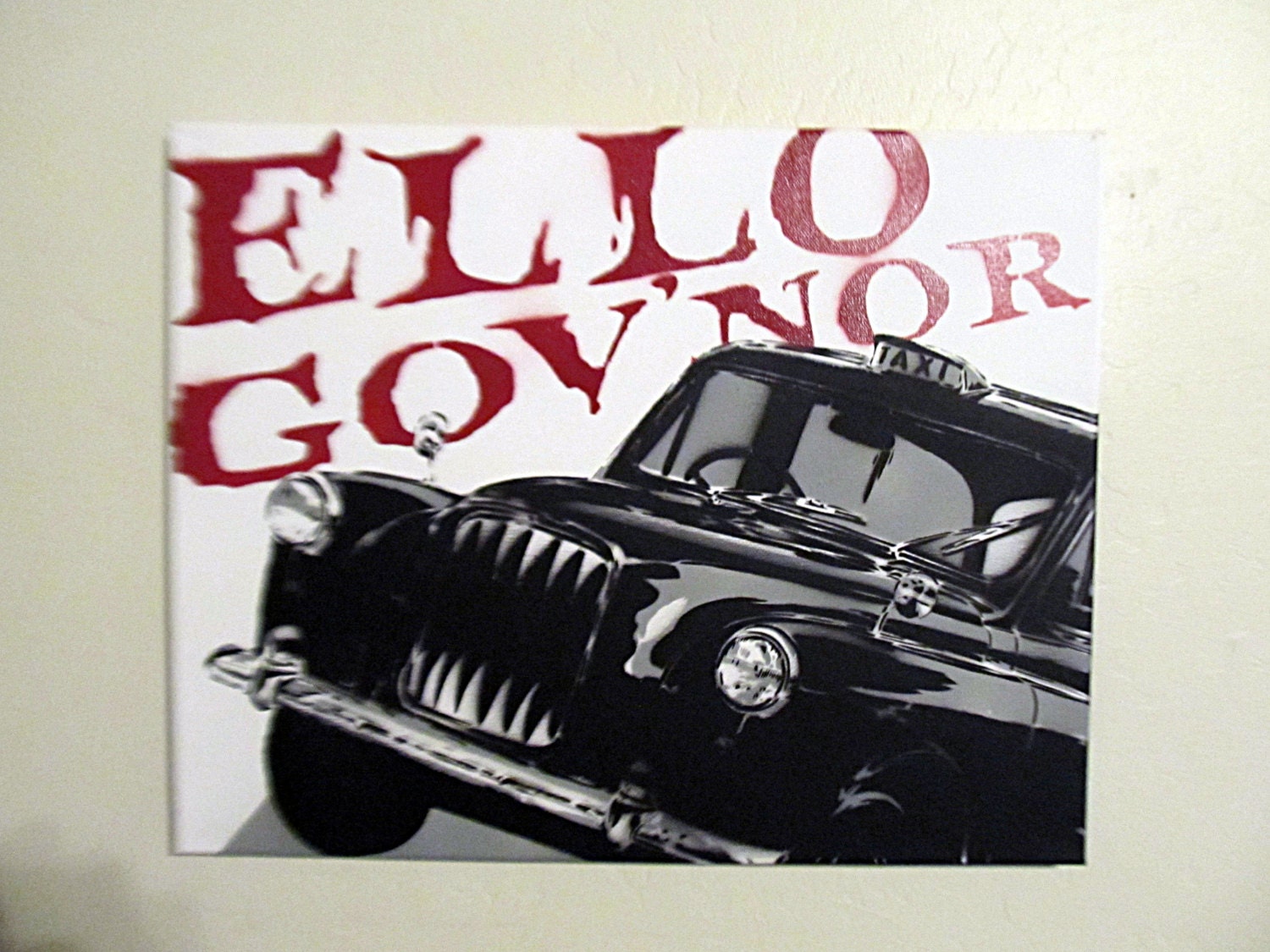 ELLO GOV'NOR Regular Show Original Spray by thestreetcanvas