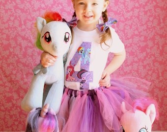 My Little Pony Birthday Shirt,Pony Birthday,Girls Pony Birthday,Girls Birthday Shirt,Children Birthday My Little Pony Birthday