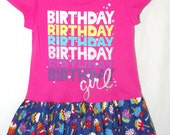 Birthday Girl Infant and Toddler Girl Birthday Dress