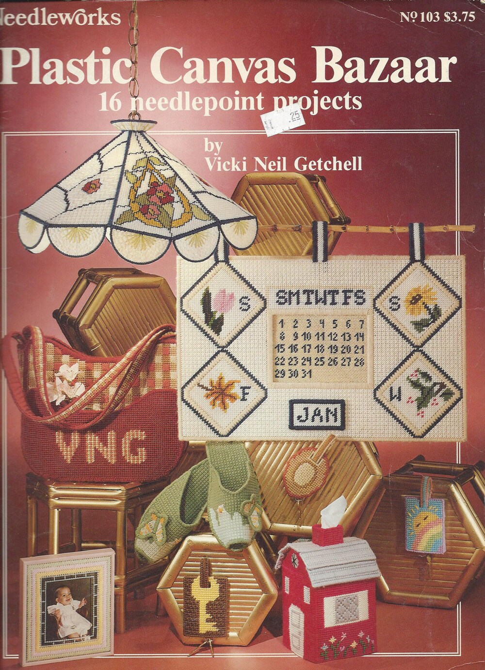 Plastic Canvas Bazaar Needleworks 103 PatternTiffany
