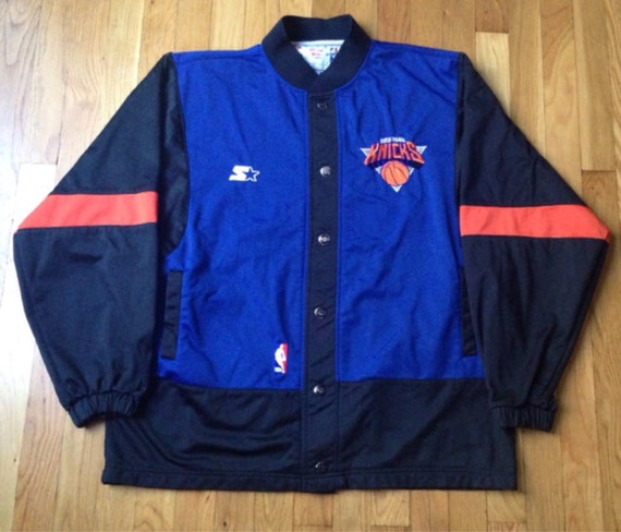 vintage new york knicks starter warm up jacket size M