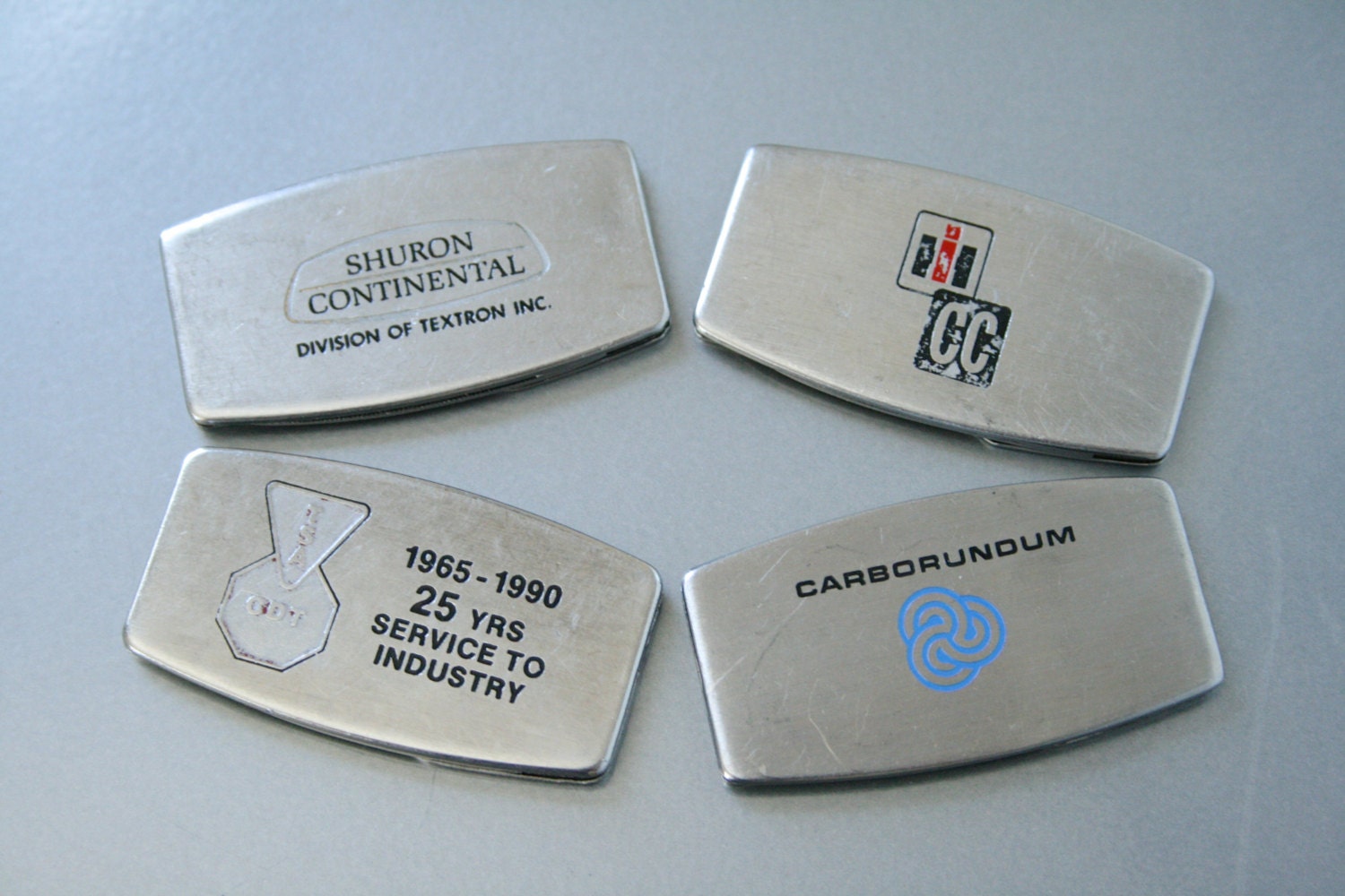 Lot of Four Vintage Zippo Pocket Knives / Knife & File / Circa