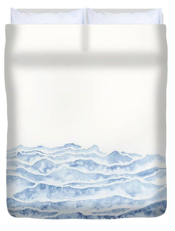 Fine Art Duvet Cover Blue Gradient by BoundbyEmilyMagone on Etsy