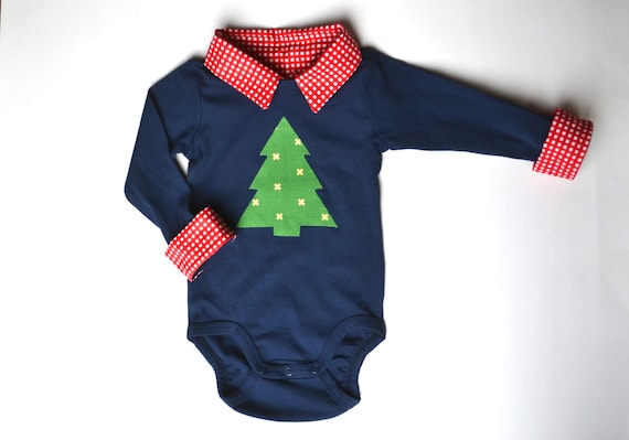 Baby Boy Christmas Outfit First Christmas Onesie Christmas