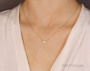 Dog Necklace N17 • Puppy Necklace, Tiny Dog Necklace, Dainty Necklace, Gold Necklace, Gold Dog Necklace, Pet Necklace