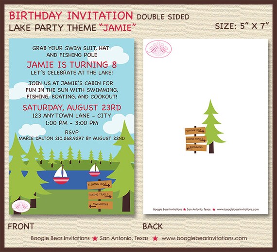 paperless birthday invitations 1st Summer Birthday Lake Cookout Invitation Fishing Party BBQ paperless birthday invitations 1st Summer Birthday Lake Cookout Invitation Fishing Party BBQ