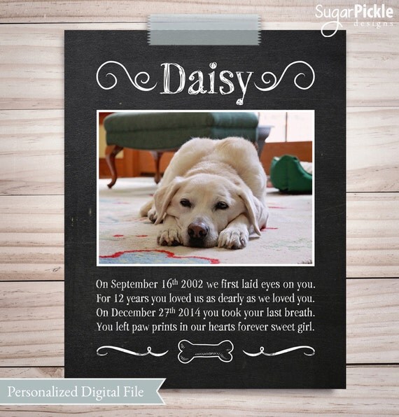 Pet loss gift pet memorial gift personalized dog lover gift