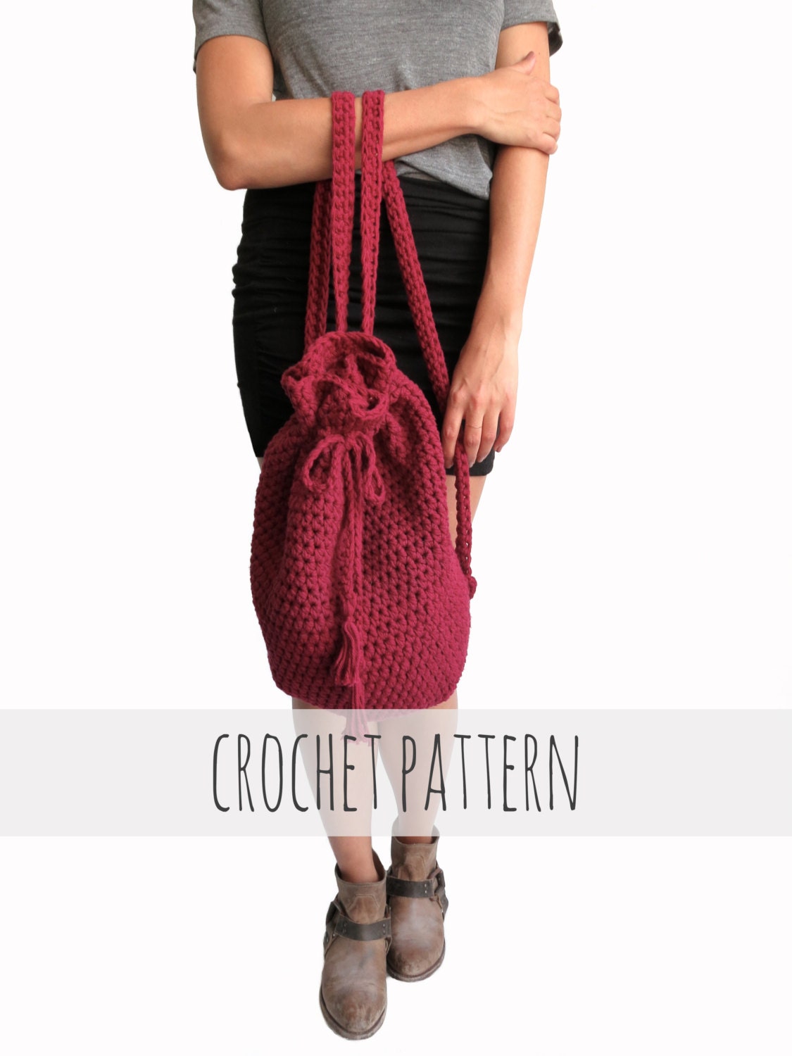 Crochet Backpack Free Patterns for Big Kids&Adults