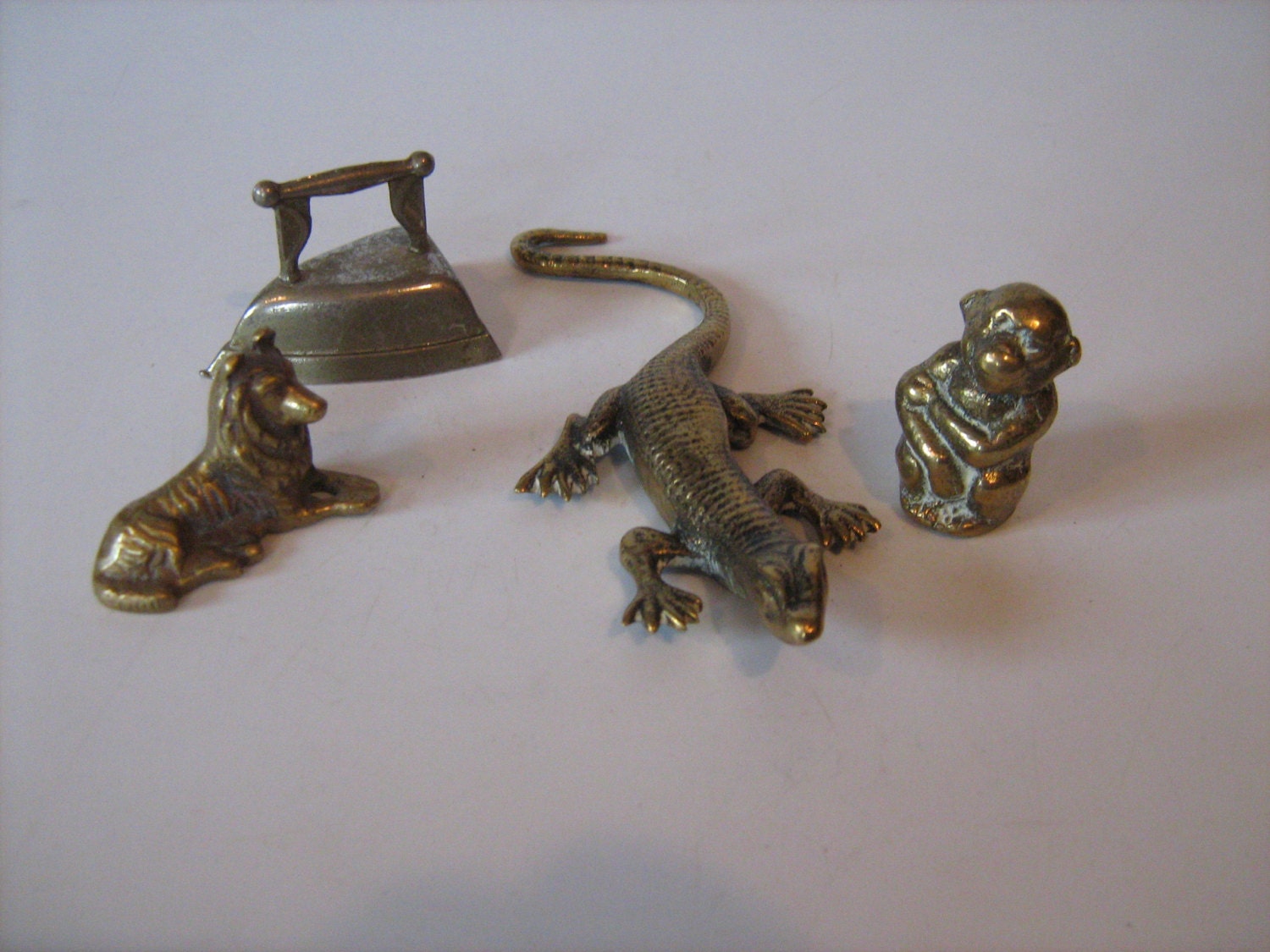 Small Collection Vintage Brass Ornaments