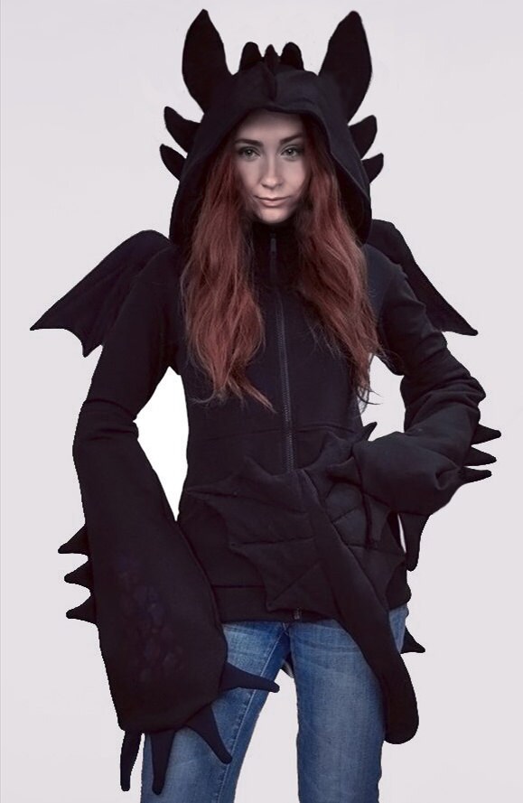 hoodie night fury dragon toothless how to train how to train your dragon light fury name